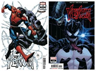 Venom 12 2019 Cover A And Spider - Man Villains Variant Set