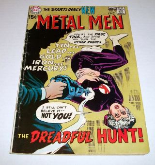 Metal Men 40,  1969 Vg - 3.  5 Dc Comics