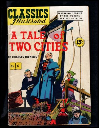 Classics Illustrated 6 G Hrn89 (tale Of Two Cities) On $15 Order