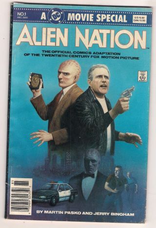 Alien Nation No 1 December 1988 Dc Comics Adaptation Of Motion Picture