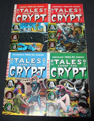 Jerry Weist Estate: 4 Issues Of Ecs Tales From The Crypt (gemstone 1995 - 96) Nm