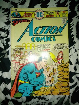 Action Comics (dc) 454 1975 Vg Stock Image Low Grade