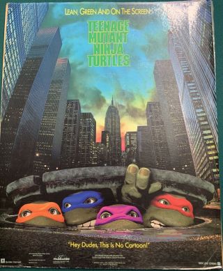Teenage Mutant Ninja Turtles Vintage Movie Poster