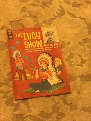 The Lucy Show 3 Redheads Meet Redskins Vintage Gold Key Silver Age " 1963 "