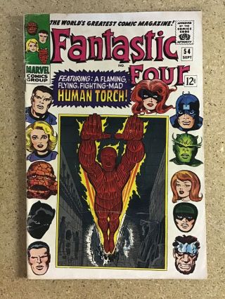 Fantastic Four 54 Marvel Comics (1966) Stan Lee & Jack Kirby (a1)