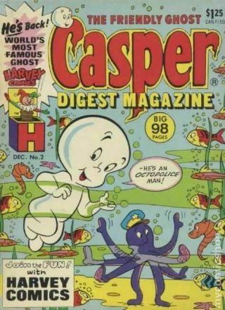 Casper Digest (1st Series) 2 1986 Vf Stock Image