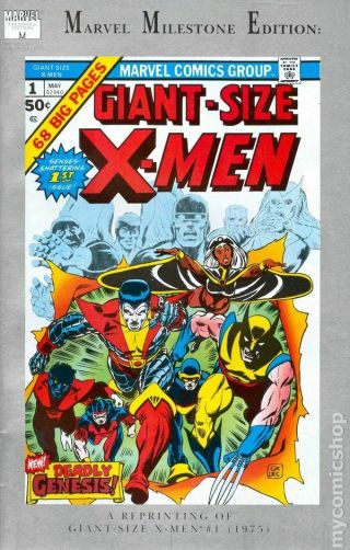 Marvel Milestone Edition Giant - Size X - Men 1 Vf/nm Or Better / Store Overstock