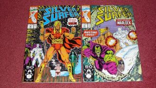 Silver Surfer Volume 3 S 46,  47 - Warlock (marvel,  1991) Nr