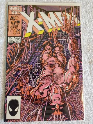 The Uncanny X - Men 205 Marvel 1986 Barry Windsor - Smith Claremont Wolverine