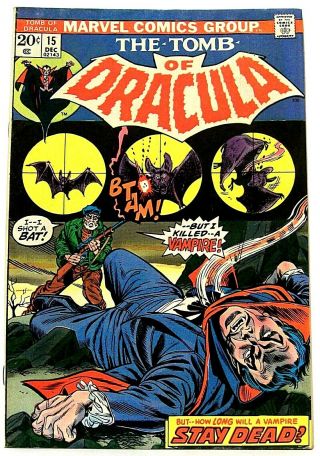 " The Tomb Of Dracula " 15 (dec,  1973,  Marvel) F.  Gene Colan Art