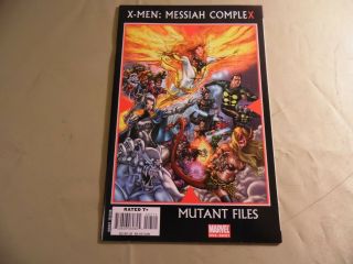 X - Men Messiah Complex Mutant Files (marvel 2007) Domestic