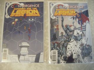 Convergence Series " Superboy & The Legion Of - Heroes " Complete 1 & 2,