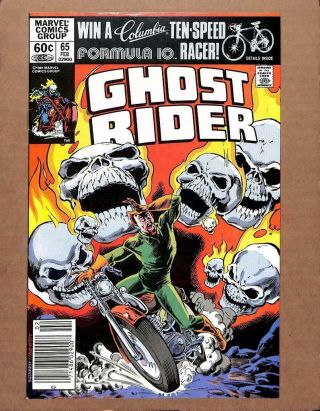 Ghost Rider 65 - Near 9.  4 Nm - Johnny Blaze Dead Or Alive Marvel Comics