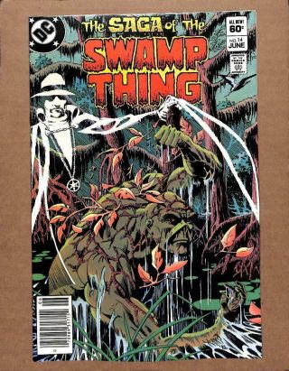 The Saga Of Swamp Thing 14 - Near 9.  8 Nm - Dc Shop Our Comics