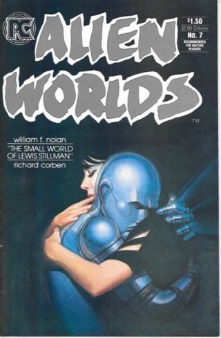 Alien Worlds Comic Book 7 Pacific Comics 1984 Near Unread