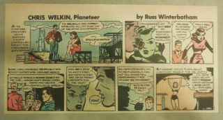 Chris Welkin Planeteer By Sansom & Winterbotham From 10/5/1958 Third Page Size