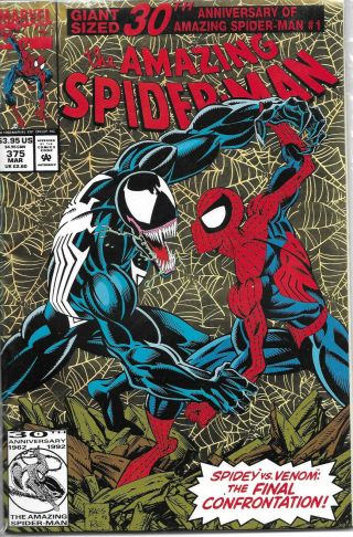 The Spider - Man 375 Marvel Comics 30th Anniversary.