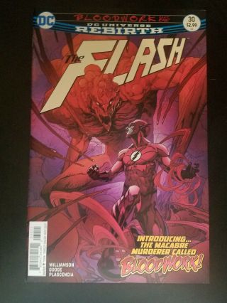 The Flash 30 Dc Rebirth First Appearance Of Bloodwork