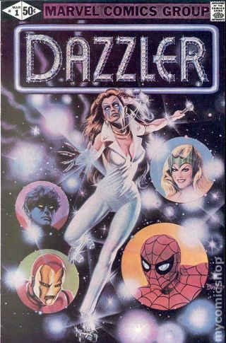Dazzler 1a 1981 Corrected Variant Fn Stock Image
