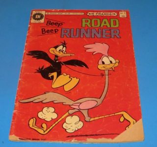 Road Runner Beep Beep Comic 1 Éditions HÉritage French (1977)