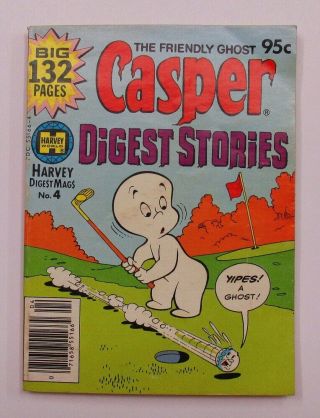 Casper The Friendly Ghost 4 Harvey Digest Mags 1980 Unread Vf