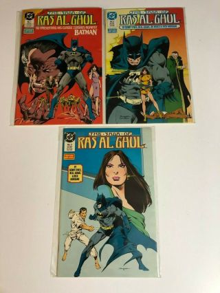 The Saga Of Ras Al Gul 1 - 3 Set Nm Batman Dc Comics
