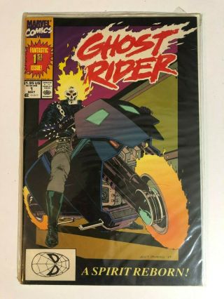 Ghost Rider 1 A Spirit Reborn 1990 Marvel Comics Nm Johnny Blaze Series Coming