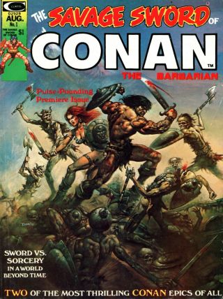 The Savage Sword Of Conan 1 (1974 Marvel Series) Fine