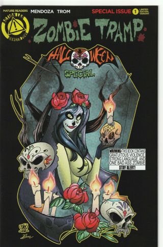 Zombie Tramp Halloween Special 1 Trom Risque Cover