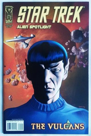 idw Star Trek ALIEN SPOTLIGHT THE VULCANS Cover A & B Set 1st Print NM 2007 3