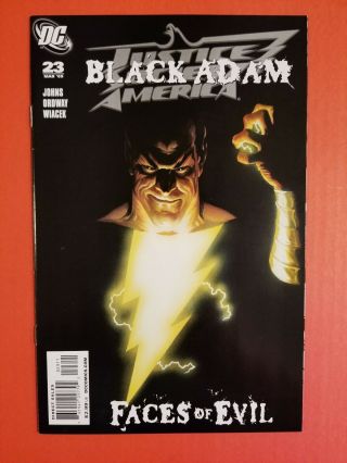 Justice Society Of America (2nd Series) 23 Alex Ross Black Adam Cover