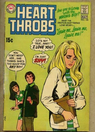 Heart Throbs 125 - 1970 Gn 2.  0 Dc Romance / Werner Roth Vince Colletta