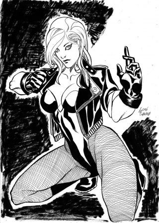Black Canary Sexy Pinup Art - Comic Page By Andre Pinheiro - Ap