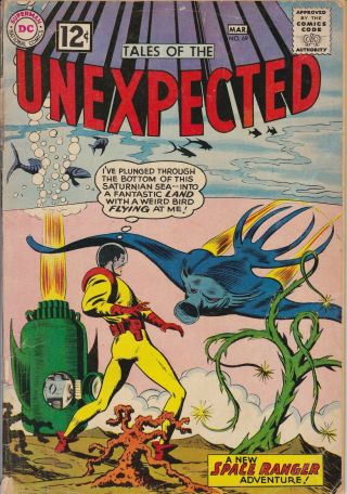 Tales Of The Unexpected W/space Ranger - Dc Comics 69 March 1962 – Good