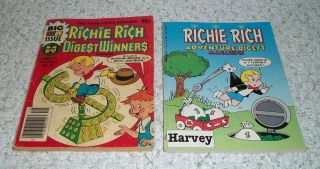 Richie Rich Adventure Digest 5,  1994 & Richie Rich Digest Winners 16,  1982
