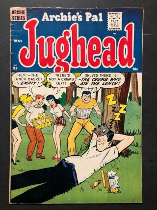 Archie’s Pal Jughead 53 (may 1959,  Archie Comics) Classic Vintage Comic Book