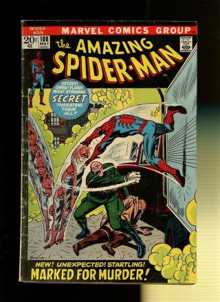 Spider - Man 108 Gd,  2.  5 1 Book 1st Giant One Stan Lee & John Romita