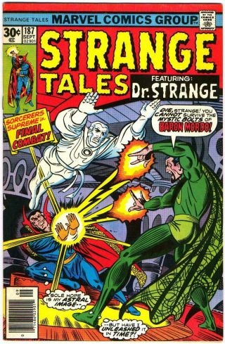Strange Tales 187 Doctor Strange Steve Ditko Baron Mordo Marvel Bronze Age Bin