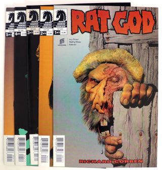 P267.  Rat God 1 2 3 4 5 Dark Horse Comics 8.  5 Vf,  (2015) Richard Corben