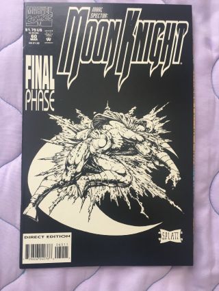 Marc Spector: Moon Knight Final Phase Marvel Comic Book 60 Never Read.