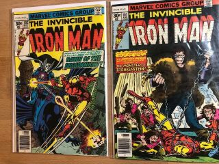 The Invincible Iron Man 101 & 102 1977 1st Appearance Of Dreadnight