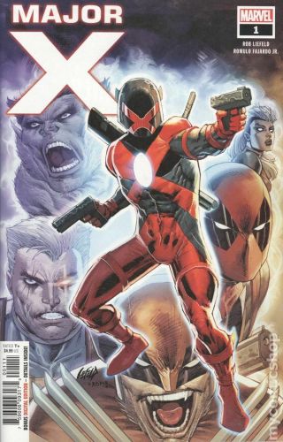 Major X (marvel) 1a 2019 Liefeld Variant Fn Stock Image