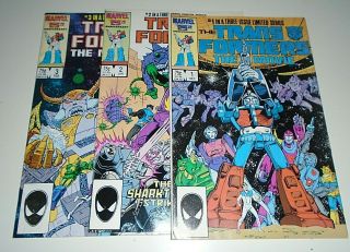 Transformers Comic (the Movie) 1,  2,  3 Complete Set 1987 Marvel