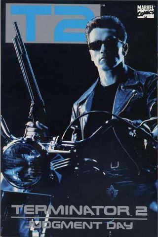Terminator 2: Judgement Day Trade Paperback 1 In Nm Cond.  Marvel Comics [ Zb]