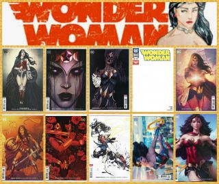 Wonder Woman 50 Thru 64 65 66 (1st Print) Artgerm Variant Choice 2018/19 Nm - Nm