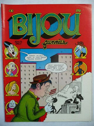 Bijou Funnies 3 1st 2nd Print 1969 Print