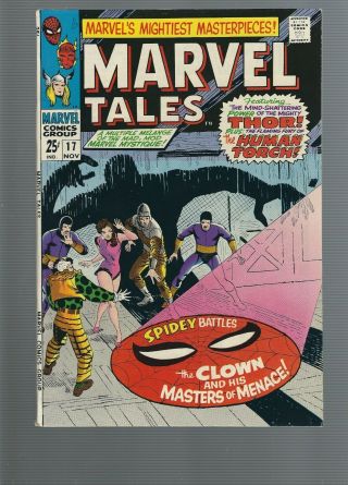 Marvel Tales 17 Nm - 9.  2 1968 Great Pages