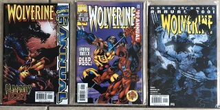 Wolverine Annual 97,  99,  2001 (marvel)