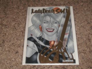 Lady Death Vs Shi 0 - Gold Foil Variant Avatar Brian Pulido Nm Only 650 Made