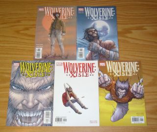 Wolverine: Xisle 1 - 5 Vf/nm Complete Series - Bruce Jones - Marvel Comics 2 3 4